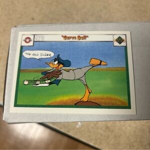 RARE #578/593 Warner Bros. Daffy Duck Baseball Card - upper deck